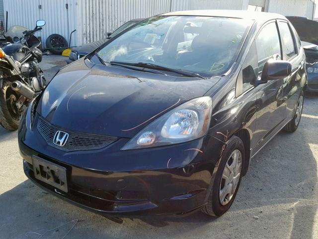 JHMGE8H34CS006307 - 2012 HONDA FIT BLACK photo 2