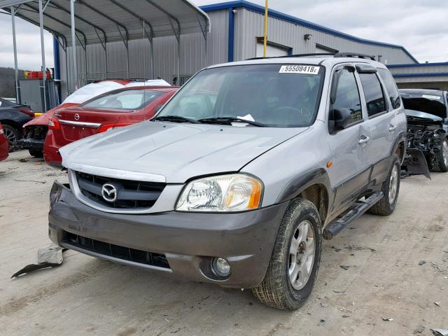 4F2CZ06193KM13241 - 2003 MAZDA TRIBUTE ES SILVER photo 2