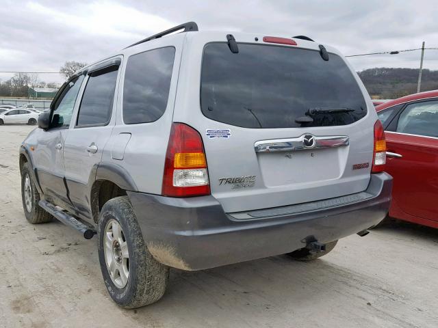 4F2CZ06193KM13241 - 2003 MAZDA TRIBUTE ES SILVER photo 3