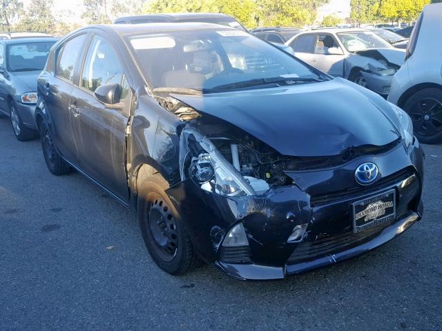 JTDKDTB34E1083682 - 2014 TOYOTA PRIUS C BLACK photo 1