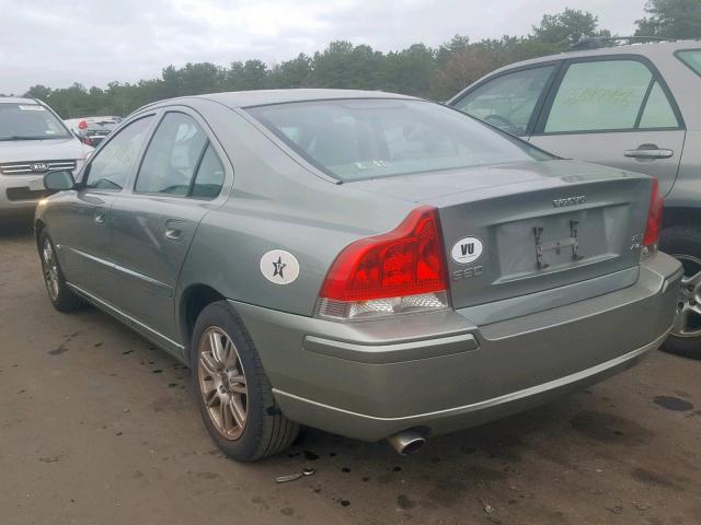 YV1RH592362540841 - 2006 VOLVO S60 2.5T GRAY photo 3