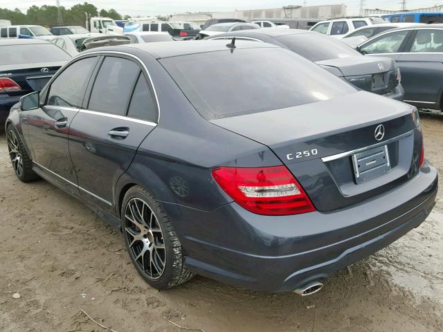 WDDGF4HB3ER314292 - 2014 MERCEDES-BENZ C 250 GRAY photo 3