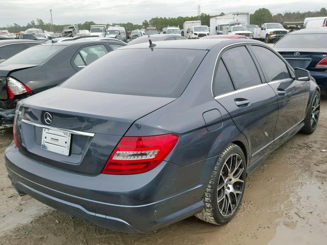 WDDGF4HB3ER314292 - 2014 MERCEDES-BENZ C 250 GRAY photo 4