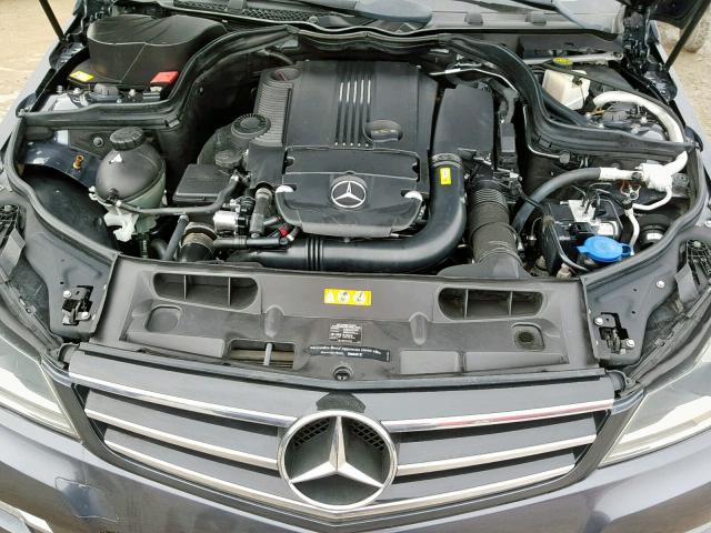 WDDGF4HB3ER314292 - 2014 MERCEDES-BENZ C 250 GRAY photo 7