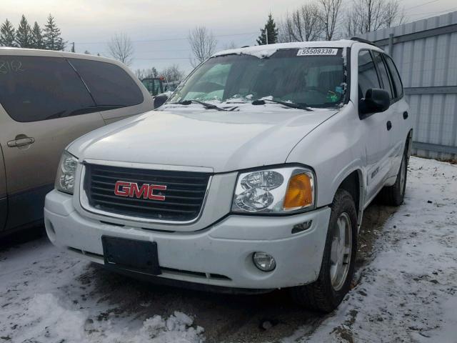 1GKDT13SX22250398 - 2002 GMC ENVOY WHITE photo 2