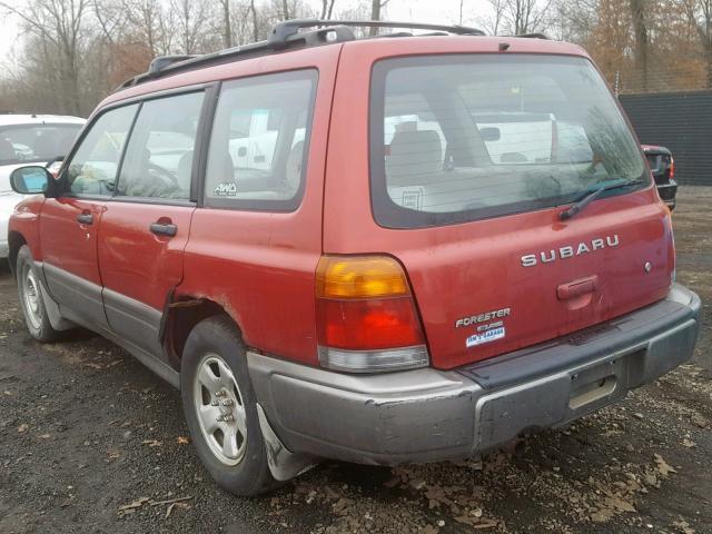 JF1SF6553YH714447 - 2000 SUBARU FORESTER S 红色 照片 3