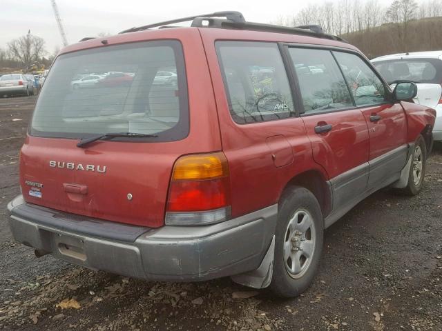 JF1SF6553YH714447 - 2000 SUBARU FORESTER S 红色 照片 4