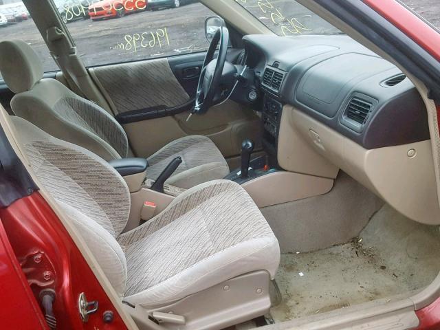 JF1SF6553YH714447 - 2000 SUBARU FORESTER S 红色 照片 5