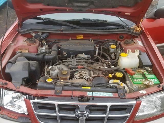 JF1SF6553YH714447 - 2000 SUBARU FORESTER S 红色 照片 7
