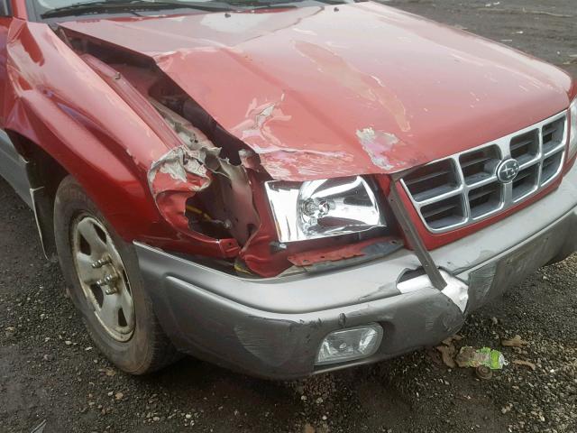 JF1SF6553YH714447 - 2000 SUBARU FORESTER S 红色 照片 9
