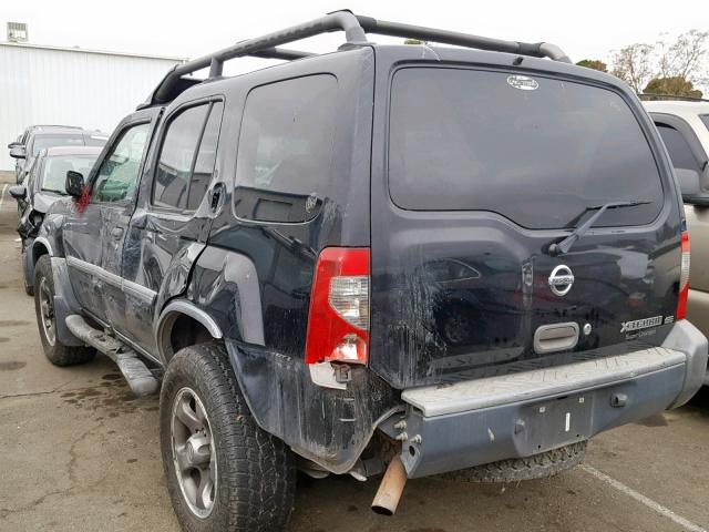 5N1MD28Y34C653434 - 2004 NISSAN XTERRA SE BLACK photo 3