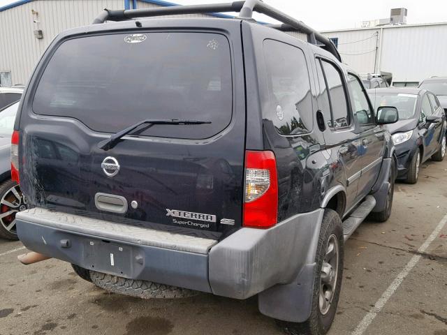 5N1MD28Y34C653434 - 2004 NISSAN XTERRA SE BLACK photo 4