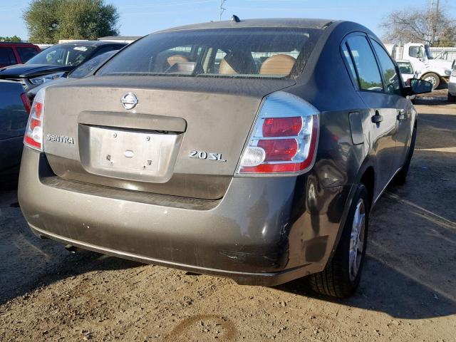 3N1AB61E87L605377 - 2007 NISSAN SENTRA 2.0 GRAY photo 4