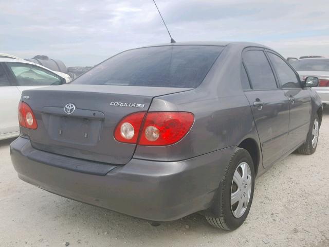 1NXBR32E15Z517926 - 2005 TOYOTA COROLLA LE GRAY photo 4