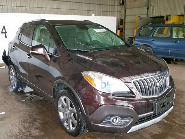 KL4CJFSB8EB623657 - 2014 BUICK ENCORE CON PURPLE photo 1