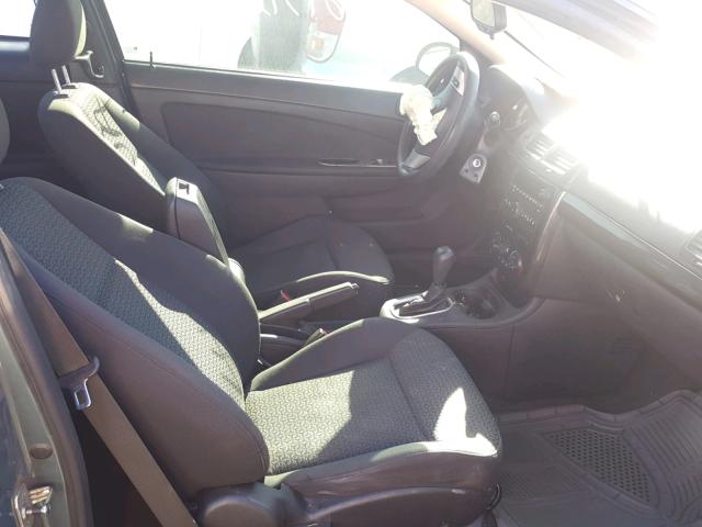 1G2AS18H597116740 - 2009 PONTIAC G5 GREEN photo 5