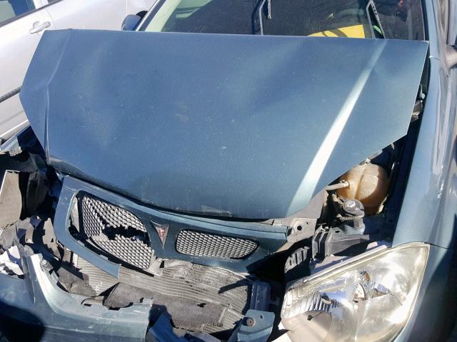 1G2AS18H597116740 - 2009 PONTIAC G5 GREEN photo 7