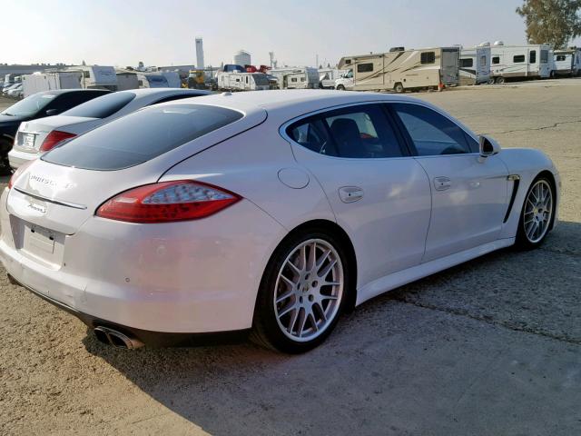 WP0AB2A78AL063496 - 2010 PORSCHE PANAMERA S WHITE photo 4