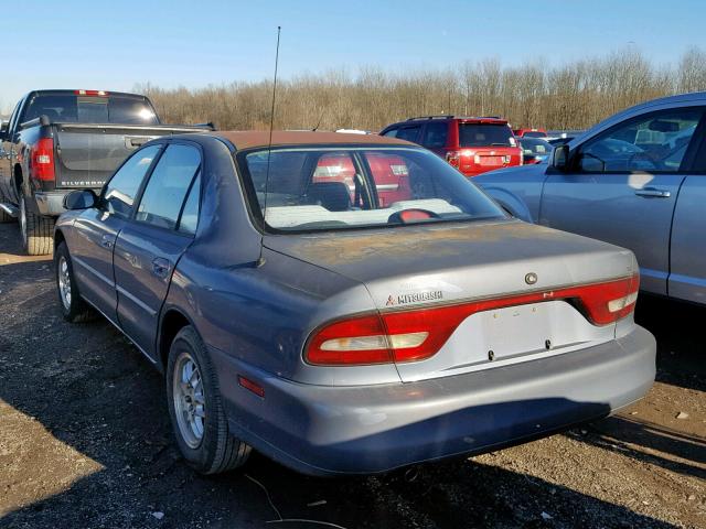 4A3AJ46G6SE138836 - 1995 MITSUBISHI GALANT S BLUE photo 3