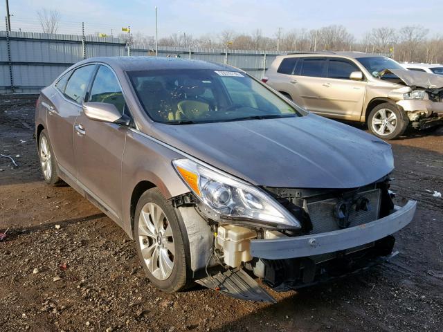 KMHFG4JG9CA160784 - 2012 HYUNDAI AZERA GLS BROWN photo 1