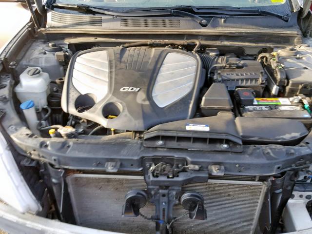 KMHFG4JG9CA160784 - 2012 HYUNDAI AZERA GLS BROWN photo 7