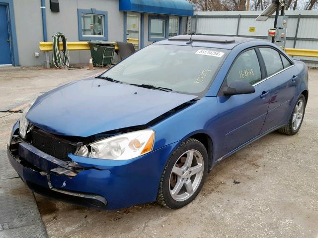 1G2ZH548754117771 - 2005 PONTIAC G6 GT BLUE photo 2