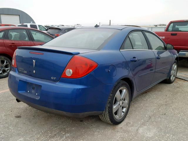 1G2ZH548754117771 - 2005 PONTIAC G6 GT BLUE photo 4