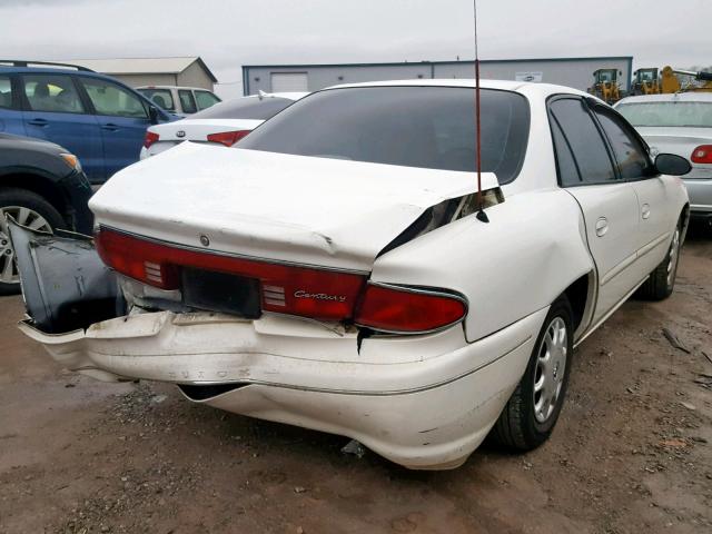 2G4WS52JX31188215 - 2003 BUICK CENTURY CU WHITE photo 4