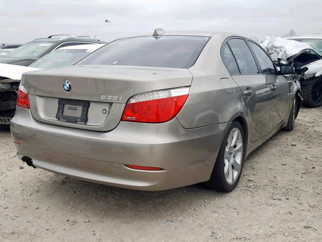 WBANW1C54AC166312 - 2010 BMW 535 I TAN photo 4