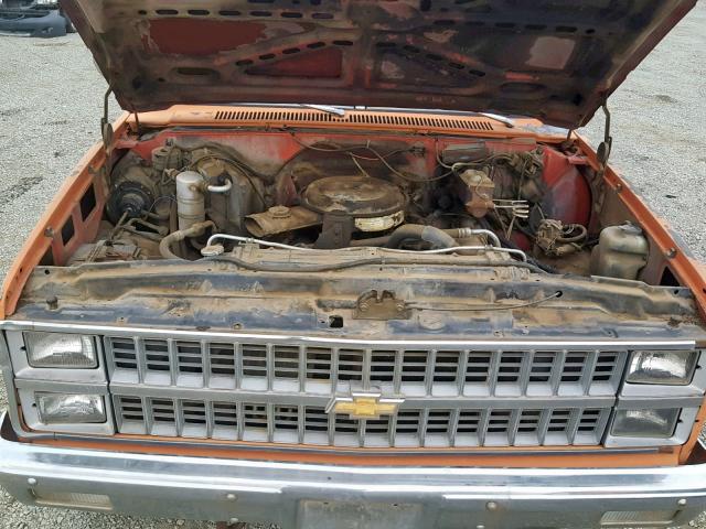 2GCHK34W8B120 - 1981 CHEVROLET K30 RED photo 7