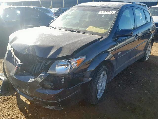 5Y2SL62823Z441604 - 2003 PONTIAC VIBE BLACK photo 2