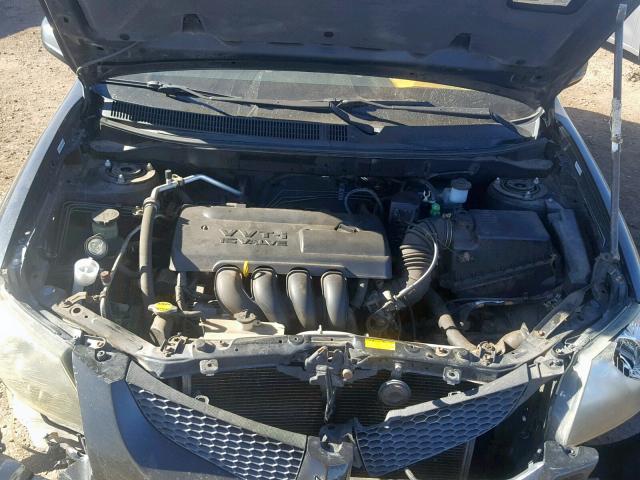 5Y2SL62823Z441604 - 2003 PONTIAC VIBE BLACK photo 7