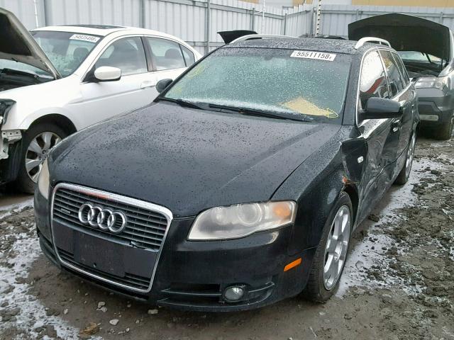 WAUKF78E96A293218 - 2006 AUDI A4 2.0T AV BLACK photo 2