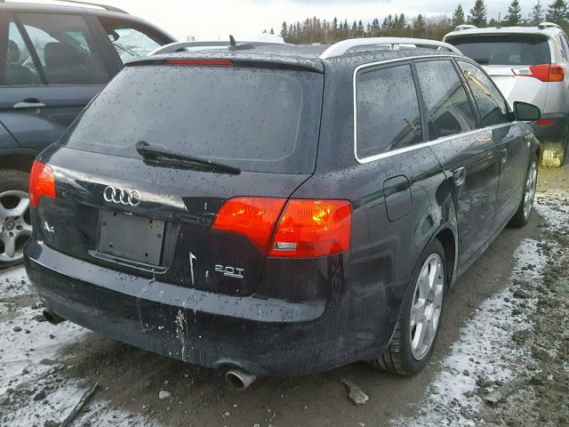 WAUKF78E96A293218 - 2006 AUDI A4 2.0T AV BLACK photo 4