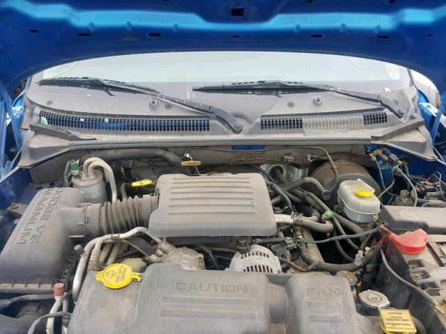 1B7HG2AN21S283253 - 2001 DODGE DAKOTA QUA BLUE photo 7