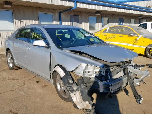1G1ZC5EB2A4148823 - 2010 CHEVROLET MALIBU 1LT SILVER photo 1