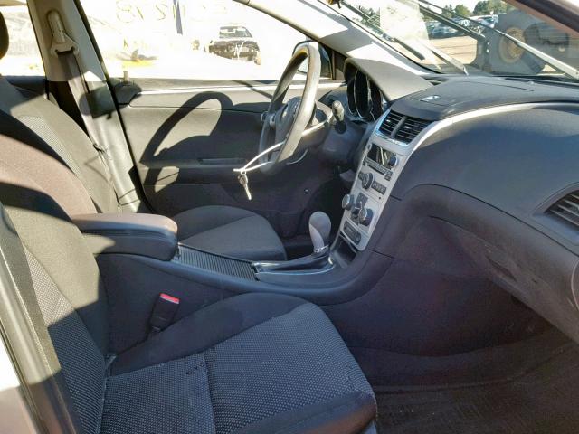 1G1ZC5EB2A4148823 - 2010 CHEVROLET MALIBU 1LT SILVER photo 5