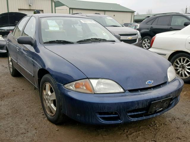 1G1JF524327130759 - 2002 CHEVROLET CAVALIER L BLUE photo 1