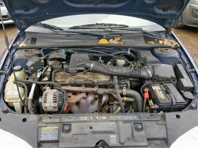 1G1JF524327130759 - 2002 CHEVROLET CAVALIER L BLUE photo 7