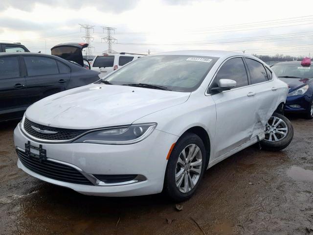 1C3CCCAB8FN541738 - 2015 CHRYSLER 200 LIMITE WHITE photo 2