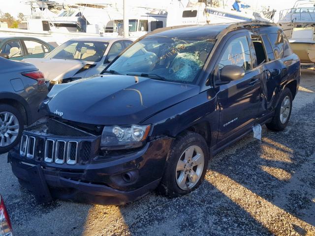 1C4NJCBAXED779059 - 2014 JEEP COMPASS SP BLACK photo 2