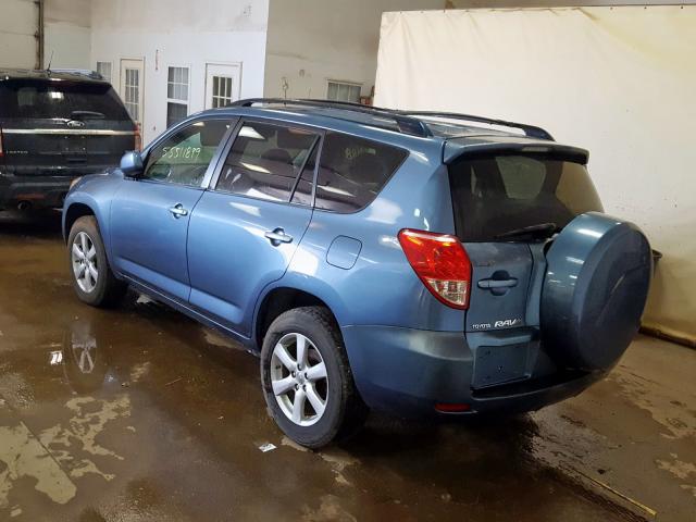 JTMBD31V476044731 - 2007 TOYOTA RAV4 LIMIT BLUE photo 3