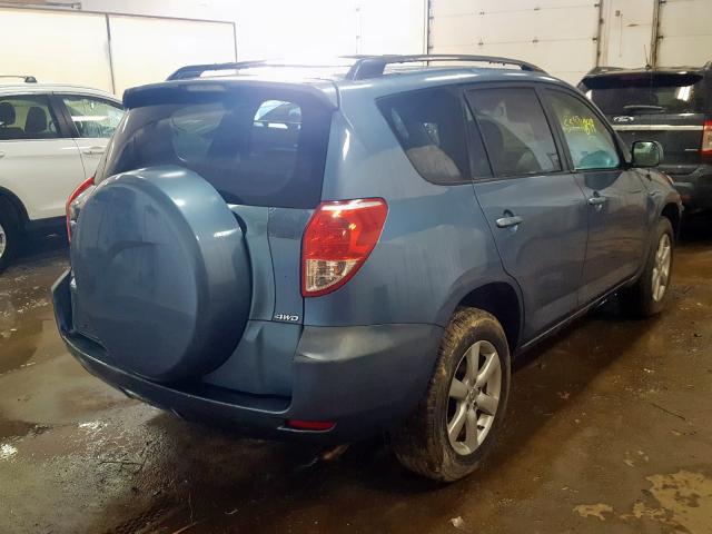 JTMBD31V476044731 - 2007 TOYOTA RAV4 LIMIT BLUE photo 4