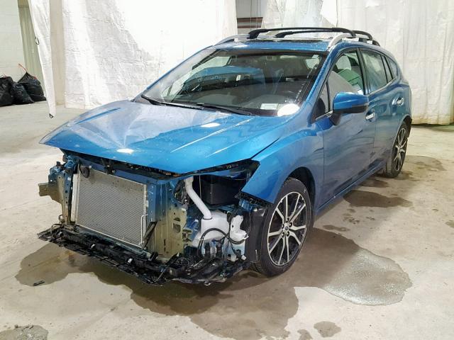 4S3GTAT61H3705072 - 2017 SUBARU IMPREZA LI BLUE photo 2