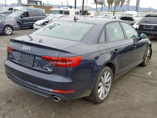 WAUGMAF43HN046680 - 2017 AUDI A4 ULTRA P BLUE photo 4