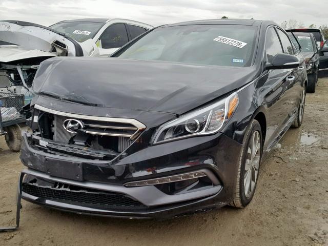 5NPE34AB0FH252136 - 2015 HYUNDAI SONATA SPO BLACK photo 2