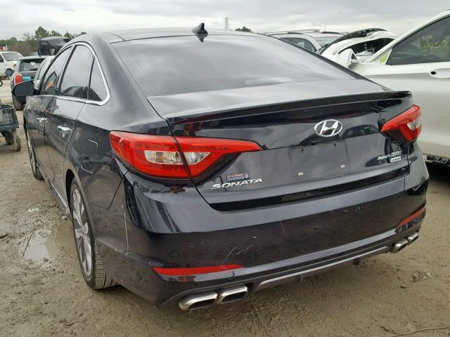 5NPE34AB0FH252136 - 2015 HYUNDAI SONATA SPO BLACK photo 3