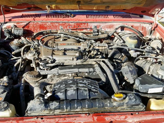 JT4VN13G5M5062590 - 1991 TOYOTA PICKUP 1/2 RED photo 7
