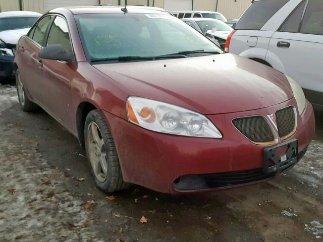 1G2ZH57N094108644 - 2009 PONTIAC G6 GT RED photo 1