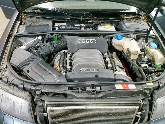 WAUVT68E65A058306 - 2005 AUDI A4 3.0 AVA GRAY photo 7